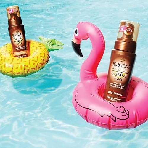 Jergens Natural Glow Instant Sun Body Mousse, Self Tanner for Deep Bronze Tan, Sunless Tanning Body Bronzer for Natural Looking Color Instantly, 6 Oz thumbnail 10