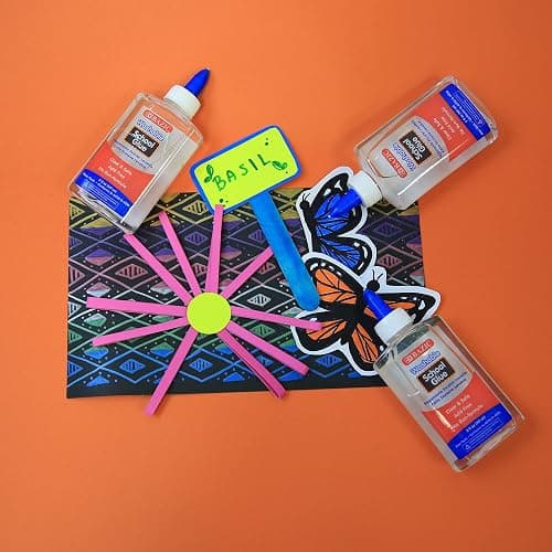 BAZIC Products Washable Clear School Glue 5 Oz. (147 mL), Liquid Clear Glues Adhesive, for Making Slime Art Crafts at School Home Office, 2-Pack thumbnail 5