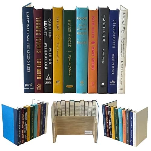 Covogoods CovoBox— Original Hidden Storage Secret Book Box Electronics Hider | Hide Router, Cable, Modem, Cords, Plugs, Outlets, Money, Docs, Jewelry | Made with Real Used Hardcover Books [Tops OFF] - Image 1