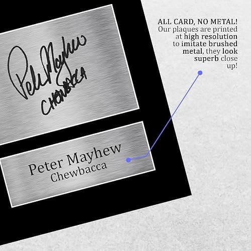 HWC Trading Peter Mayhew Gift Signed A4 Printed Autograph Gifts Print Photo Picture Display thumbnail 5