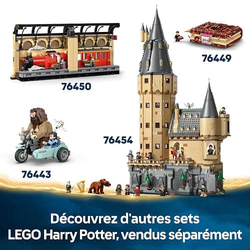 LEGO Harry Potter Fumseck : Le Phénix de Dumbledore - Jouet Avec Figurine d'Oiseau - Décoration Intérieure - Choixpeau & Épée De Gryffondor - Cadeau d'Anniversaire Pour Fille Ou Garçon Dès 8 Ans 76448 thumbnail 9