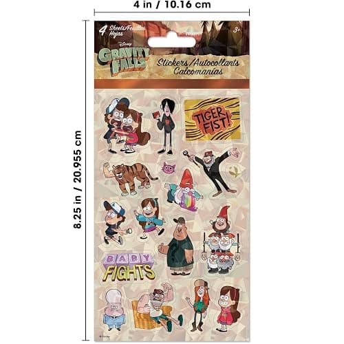 Disney Gravity Falls Standard Stickers - 4 Sheet thumbnail 3