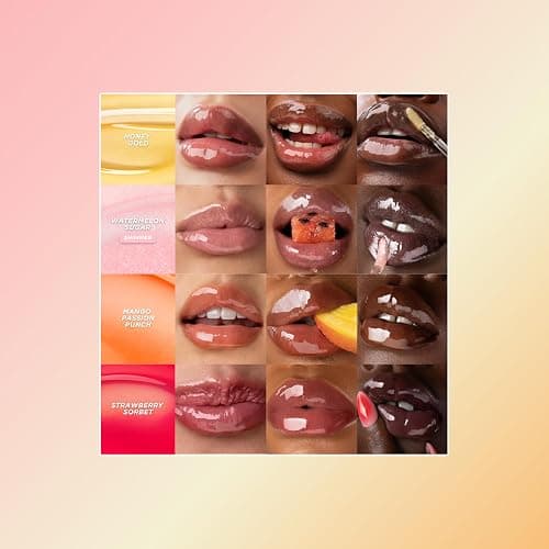 Gisou Honey Infused Hydrating Lip Oil, Nourishing Lip Moisturizer for Dry Lips, 0.27 fl oz (Watermelon Sugar) thumbnail 8