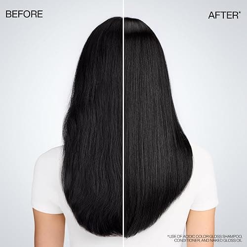 Redken Naked Gloss Shine Hair Oil - Adds Shine and Controls Frizz, Infused with Omega-9, Lightweight Heat Protectant, For Color-Treated Hair thumbnail 2