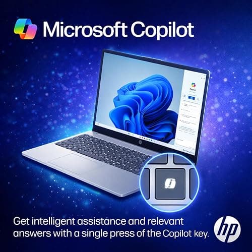 HP Business Laptop with Microsoft Office 365, 16GB RAM, 1TB OneDrive and 128GB SSD, 4-Core Intel 13th Gen Processor | No Mouse, Fast Response, Long Battery Life, Good Value thumbnail 5