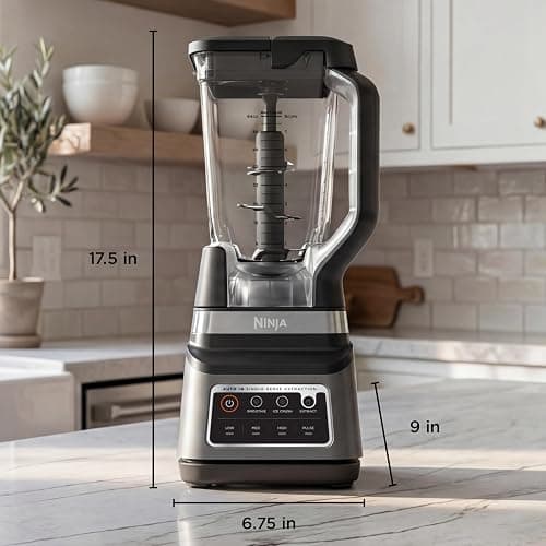Ninja BN751 Professional Plus DUO Blender, 1400 Peak Watts, 3 Auto-IQ Programs for Smoothies, Frozen Drinks & Nutrient Extractions, 72-oz. Total Crushing Pitcher & (2) 24 oz. To-Go Cups, Black thumbnail 3