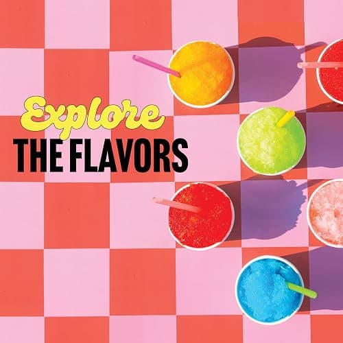 Hawaiian Shaved Ice Blue Raspberry Syrup - Made Nut Soy Dairy Free in the USA - Flavor Fluffy Shaved & Crunchy Snow Cone - Shelf Stable After Opening - Makes 8 Servings - 16 ounces thumbnail 6