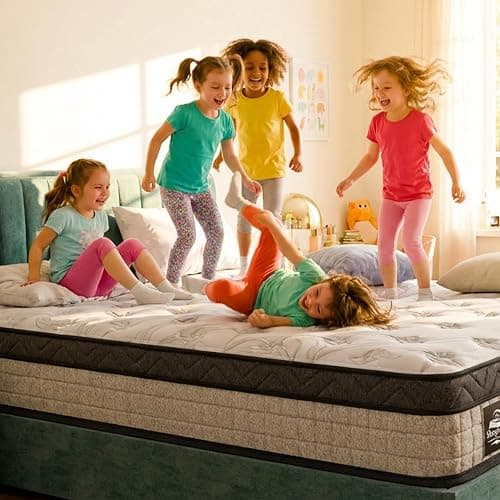 Sleepnexis 10 Inch Queen Hybrid Memory Foam Mattress in a Box – Cooling Gel, Medium Firm, Fiberglass Free, Back Pain Relief, Pocket Coils, Motion Isolation, CertiPUR-US Certified Queen Mattress thumbnail 8