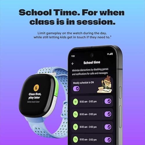 Fitbit Google Ace LTE - Kids Smartwatch with Call, Message, GPS, and Activity-Based Games, Ace Pass Data Plan Required - Spicy - Moovin thumbnail 7