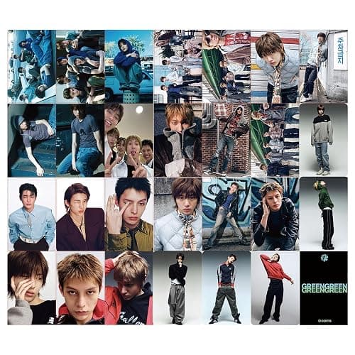 KPOPBTS GREENGREEN Album Photocards, 55 PCS KPOP Merch Cards Lomo Card Set, Gift for COER‌ Boys and Girls thumbnail 7