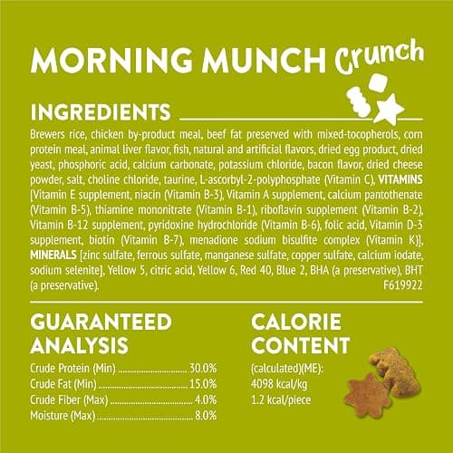 Purina Friskies Party Mix Morning Munch Crunch Egg, Bacon and Cheese Flavors Cat Treats - 30 oz Canister thumbnail 6