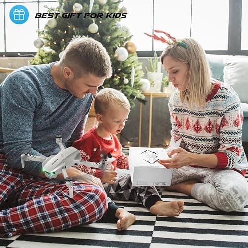 SIMREX Drone With Camera 1080P for Kids And Adults, RC Quadcopter Drone with Altitude Hold, Mini Drone With One Key Start, Waypoint Fly, Headless Mode, 3D Flip, 3 Speeds, Remote Control Drone for Beginners thumbnail 8