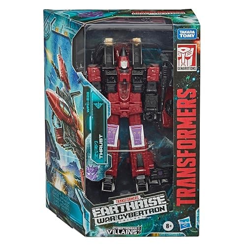 Transformers Generations War for Cybertron Earthrise WFC-E26 Voyager Class Decepticon Thrust | Transformers Earthrise 6 Inch Action Figure War For Cybertron Deluxe Class - Thrust Reissue thumbnail 2