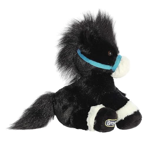 Aurora® Exquisite Breyer® Bridle Buddies Horse Stuffed Animal - Realistic Detailing - Imaginative Play - Black 11 Inches thumbnail 4
