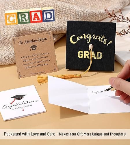 AryaHozel 2026 Graduation Gifts for Her/Girls/Women, Tiny Gemstone Graduation Bracelet with Unique Cap Gift Box thumbnail 9