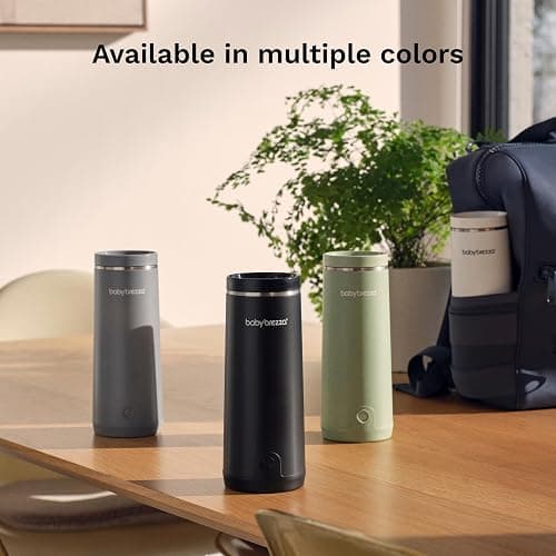 Baby Brezza Portable Warmer – 3X Faster Baby Bottle Warming - Travel Breastmilk and Formula Warmer - Safe, Even Heating - Up to 9oz - No Adapters, Black thumbnail 9