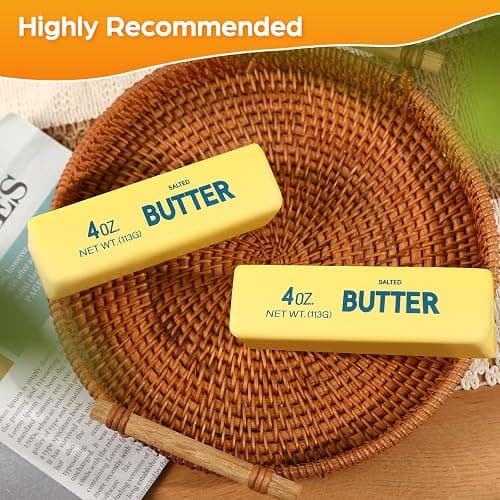 Butter Squishy Fidget Toys Slow Rising Stress Relief Toy - Realistic Butter Stick Squeeze, Soft PU Foam Fidget for Anxiety & Sensory Relief, Cute Desk Decor for Kids, School thumbnail 3