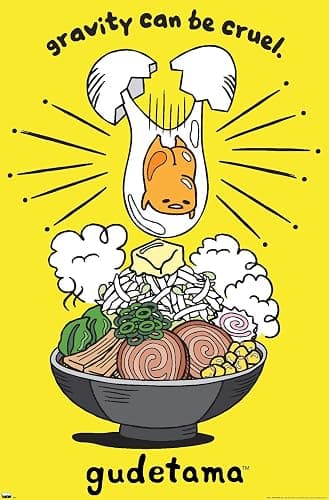 Trends International Gudetama - Gravity Wall Poster, 22.375" x 34", Unframed Version - Image 1