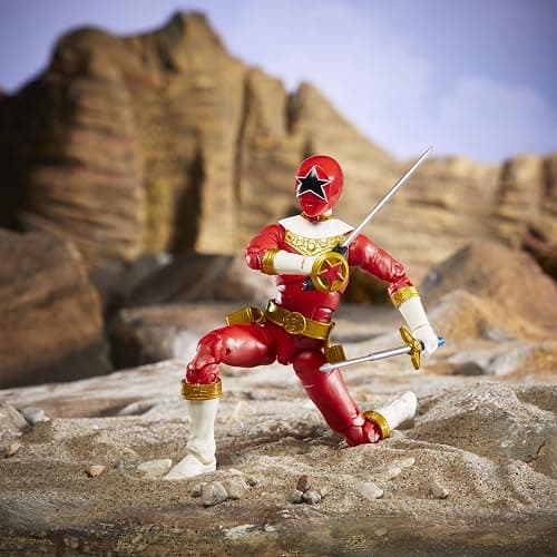 Power Rangers Lightning Collection Zeo Red Ranger 6-Inch Premium Collectible Action Figure Toy with Accessories thumbnail 7