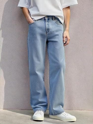 Lumiquintette Baggy Jeans for Men Y2K Streetwear Vintage Wide Leg Loose Fit Denim Pants Hip Hop Skater Carpenter Jeans thumbnail 4