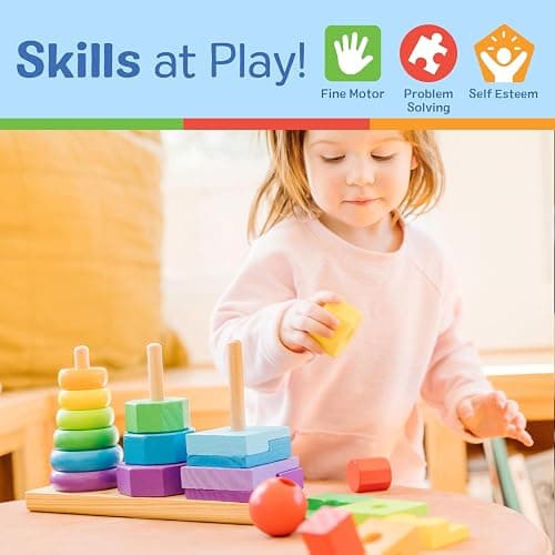 Geometric Stacker by Melissa & Doug thumbnail 5