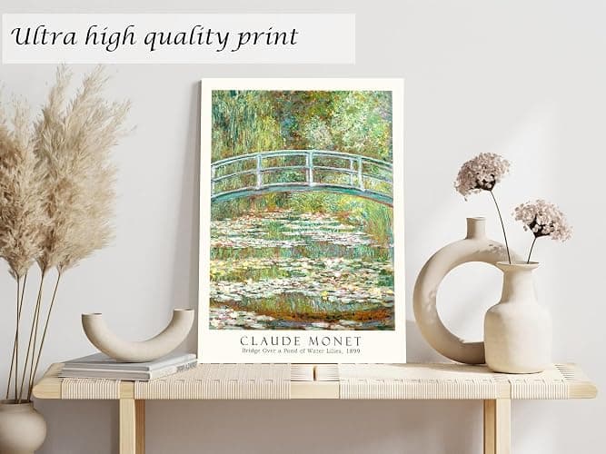 Induslyfe Framed Grass Wall Art Canvas Decor Set of 3, Matisse Wall Art Framed Prints Posters Mid Century Modern Art, Aesthetic Floral Botanical wall art for bedroom, living room, bathroom 12x16 thumbnail 4