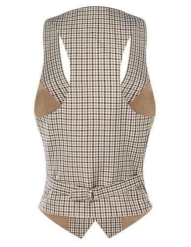 GRACE KARIN Women's Suit Vest Top, Dressy Casual Sleeveless Button Wasitcoat, Fromal Steampunk Blazer For Work Office thumbnail 2