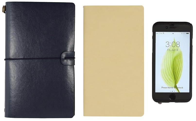 Voyager Refillable Notebook - Midnight Blue (Traveler's Journal, Planner, Notebook) thumbnail 12