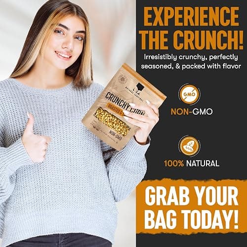 Natural Craving Salted and Roasted Corn Nuts - Original Toasted Corn Kernels in Resealable Bag - Crunchy Snack (Natural Cravings Corn Nuts) thumbnail 4