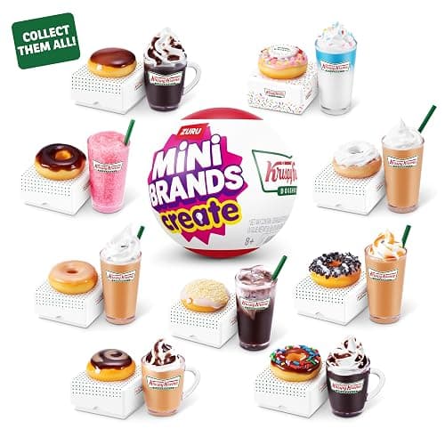Mini Brands Create Krispy Kreme Create Serie 1 Kapsel von ZURU – Minis zum Sammeln, Blindverpackung, DIY, Neuheit, Harz zum Spielen, Mini-Lebensmittelnachbildungen, ab 14 Jahren thumbnail 3