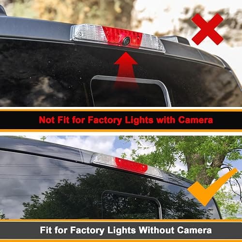 Aexploer 3rd Third Brake Lights Compatible with F150 2015-2024/for F250 F350 F450 2017-2024/for Ranger 2019-2024/for Maverick 2021-2024 Center High Mount Stop LED Light(Smoke Len) thumbnail 3