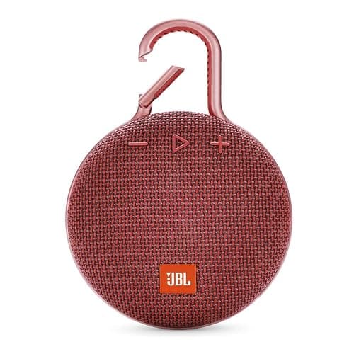 JBL Clip 3, Fiesta Red - Waterproof, Durable & Portable Bluetooth Speaker - Up to 10 Hours of Play - Includes Noise-Cancelling Speakerphone & Wireless Streaming - Image 1