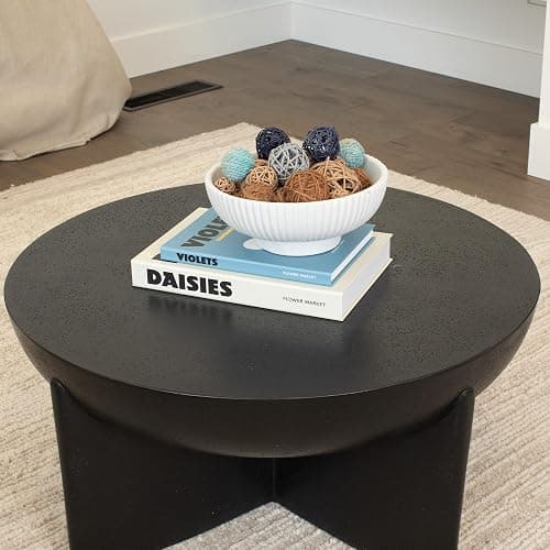 KIBAGA Decorative Concrete Fruit Bowl for Kitchen or Table - Large Key Bowl | Elevates Your Modern Farmhouse Home, Showcasing Fruit or Seasonal Centerpieces in Style thumbnail 7