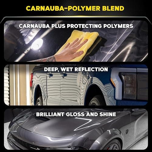 Meguiar's G7014J Gold Class Carnauba Plus Premium Paste Wax, Creates a Deep Dazzling Shine – 11 Oz Container thumbnail 2