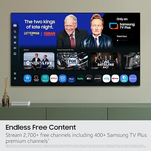 Samsung 85-Inch Class Neo QLED QN990F 8K Mini LED Smart TV (2025 Model) NQ8 AI Gen3 Processor, 8K AI Upscaling Pro, Wireless One Connect, Glare Free, Samsung Vision AI, Alexa Built-in thumbnail 8