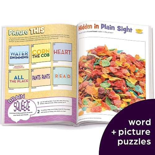 Ultimate Puzzle Challenge!: 125+ Brain Games for Kids, Mazes, Brain Teasers, Word Searches, Crossword Puzzles, Sudoku, Logic Puzzles and More, Kids Activity Book (Highlights Jumbo Books & Pads) thumbnail 5
