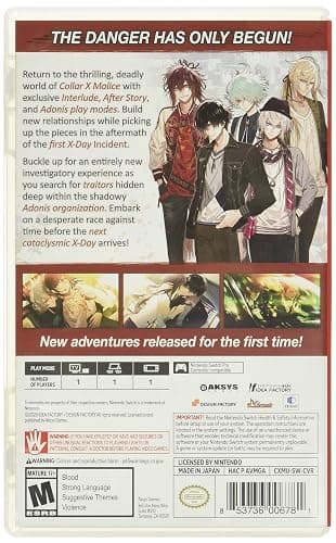 Collar X Malice Unlimited - Nintendo Switch Standard Edition thumbnail 2