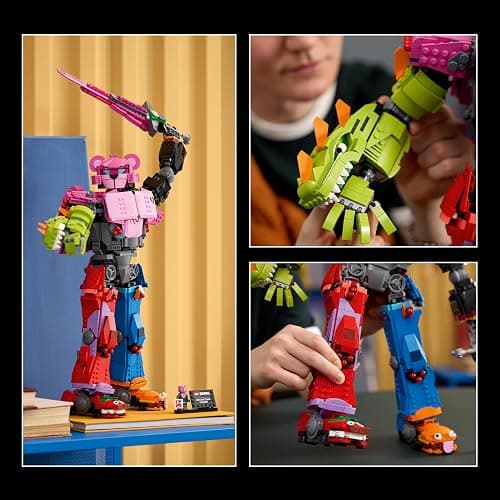 LEGO Fortnite Mecha Team Leader - Collectible Building Set for Adults - Gaming Room Décor - DIY Kit for Fortnite Fans - Includes Mecha Team Leader Minifigure - Great Video Game Gift - 77078 thumbnail 4