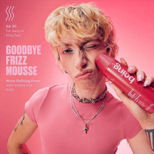 being GOODBYE FRIZZ MOUSSE Wave Defining Foam with Jojoba and Almond Oil 6 OZ(Pack of 2) thumbnail 3