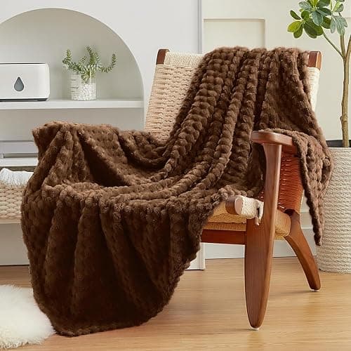 EXQ Home Turtle Shell Throw Blanket Navy Blue for Couch Gentle Soft Fleece | 3D Jacquard Texture 50"x60", Ultra-Soft Lightweight Flannel, Versatile Home Decor, All-Season Warmth, Thoughtful Gift Choice - Image 1
