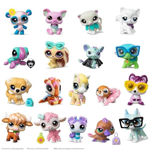 Littlest Pet Shop - Pet Surprise Three Pack - Series 5 - Gen 7 Authentic LPS Bobble Head Toy Figure, Collectible Toy Animal, Ages 4+ thumbnail 3