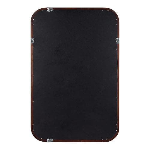 Kate and Laurel Hutton Transitional Pinboard, 20 x 30, Walnut Brown, Radius Rectangle Wall Organizer with Fabric Pinning Surface thumbnail 5