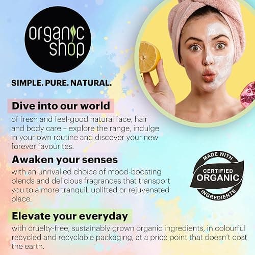 Organic Shop 250ml Body Scrub Hydrating Coconut - Coconut thumbnail 8