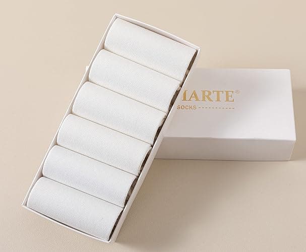 MAGIARTE Womens Mini Crew Ankle Socks Athletic Casual Cotton Socks for Women thumbnail 4