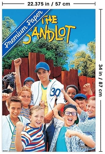 The Sandlot (1993) - One Sheet Wall Poster, 34L" x 22.4W", Premium Unframed Version thumbnail 2