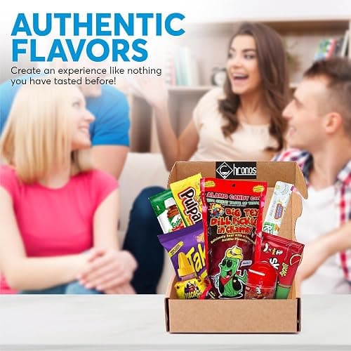 Chamoy Pickle Kit by CHRONOS 9 Piece Kit includes Alamo Big Tex Chamoy pickle, Skwinkles Watermelon Flavor, Lucas Gusano (tamarind), Lucas Polvos (chamoy), Tajin Packet, Fruit Roll Up, Tamarind Pulp Candy, Takis Fuego and Chronos Magnet thumbnail 4