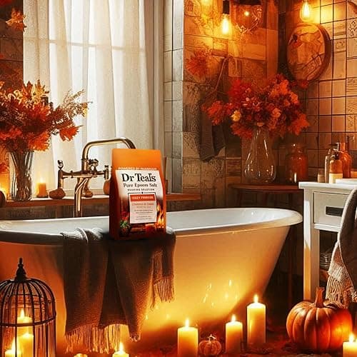 Dr Teal's Epsom Salt Magnesium Soak, Cozy Fireside, 3 lbs thumbnail 8