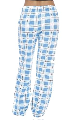 Just Love Women's 100% Cotton Plaid Pajama Pants, Jersey Knit Sleep and Lounge PJ Bottoms thumbnail 3