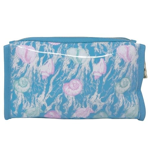 Lilly Pulitzer Vinyl Pouch, Shelden | Cute, Semi-Clear, Water Resistant, Zipper Bag Pencil Case for Stationery, Small Toiletries, and Makeup thumbnail 4