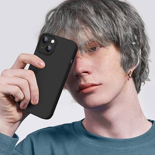 GolbinBox Magnetic for iPhone 15 Case, Compatible with MagSafe, [Soft Anti-Scratch Microfiber Lining], Slim Liquid Silicone Shockproof Protective Phone Case for iPhone 15 6.1 inch, Black thumbnail 8